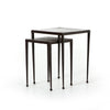 Dalston Nesting End Table Set - Antique Rust