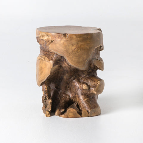 Teak Stool - Aged Natural Teak