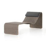 Paige Outdoor Woven Chaise - Arashi Graphite