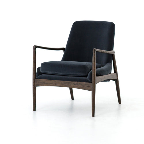 Braden Chair - Modern Velvet Shadow