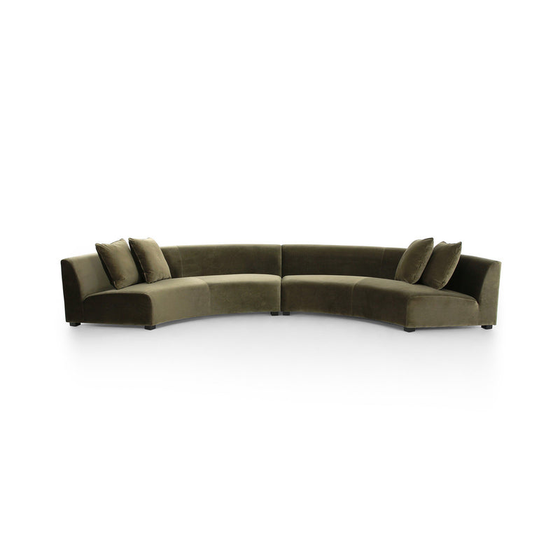 Liam Sectional - Surrey Olive