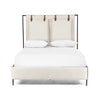 Leigh Upholstered Bed - Hockney Ivory