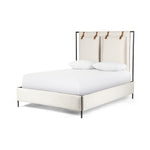 Leigh Upholstered Bed - Hockney Ivory