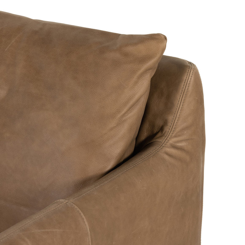 Banks Slipcover Swivel Chair - Palermo Drift