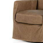 Banks Slipcover Swivel Chair - Palermo Drift