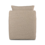 Banks Slipcover Swivel Chair - Alcala Taupe