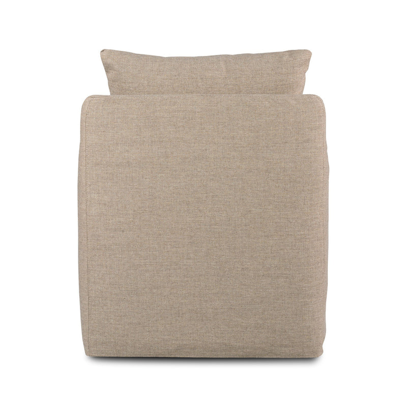 Banks Slipcover Swivel Chair - Alcala Taupe