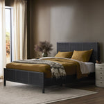 Sydney Bed - Black Wash, Queen