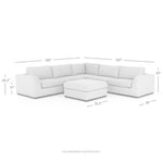 Colt 3-Piece Sectional - Merino Cotton