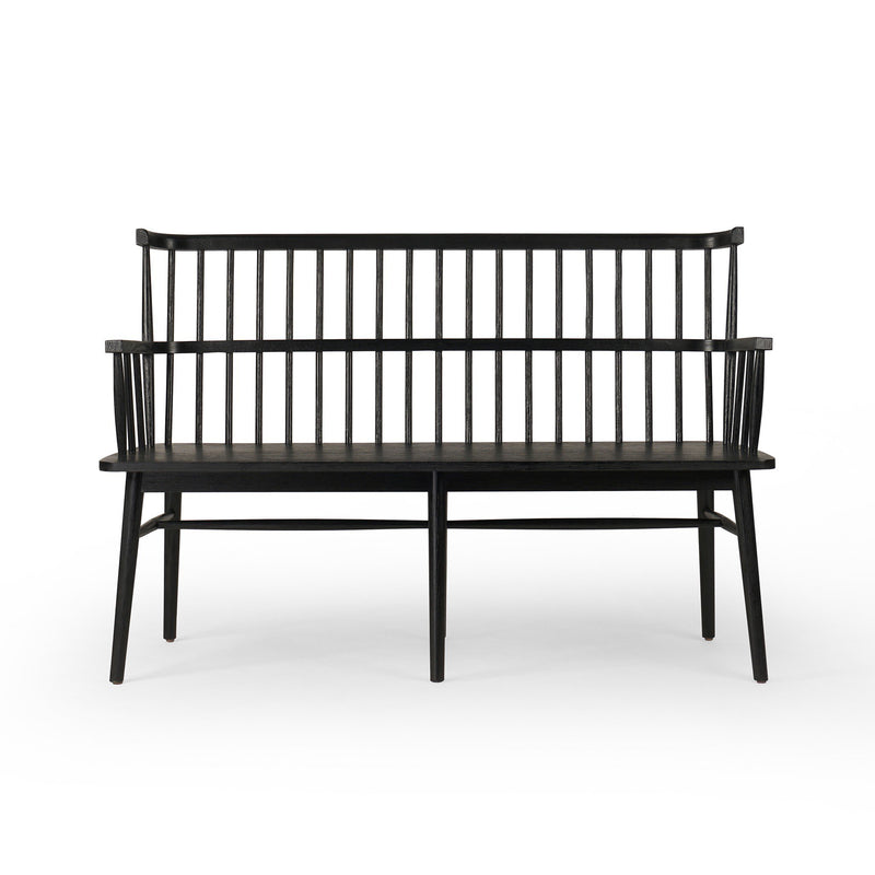 Aspen Bench - Matte Black