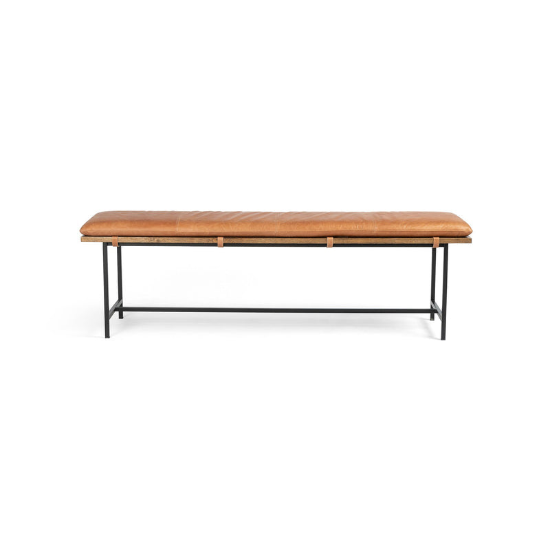 Gabine Accent Bench - Brandy