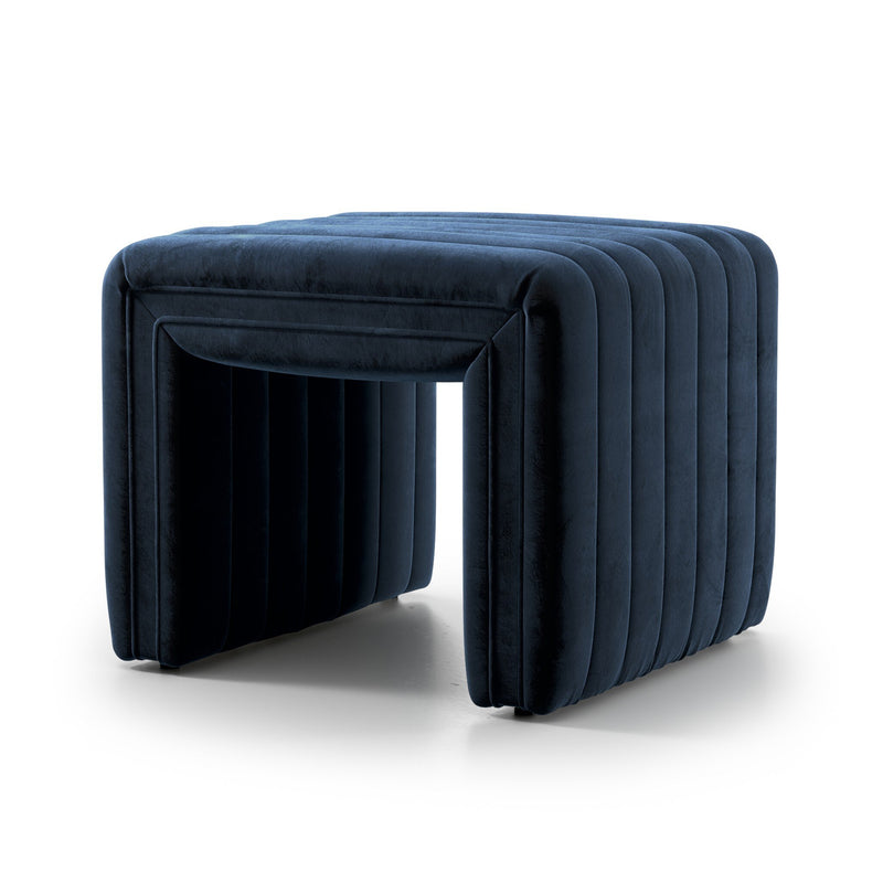 Augustine Ottoman-21" - Sapphire Navy