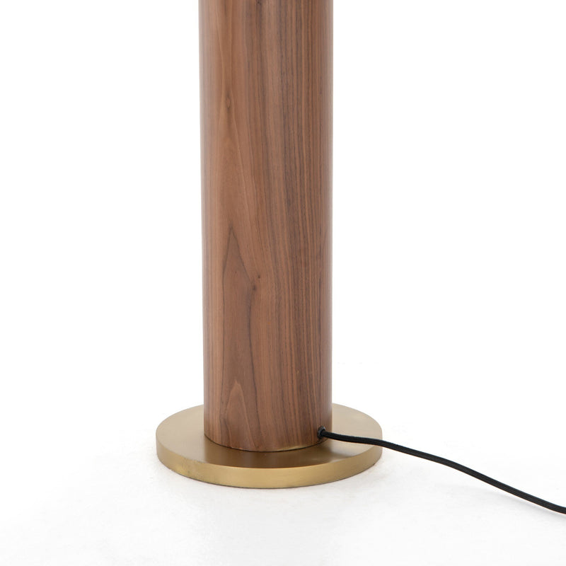 Astrid Floor Lamp - Dark Walnut