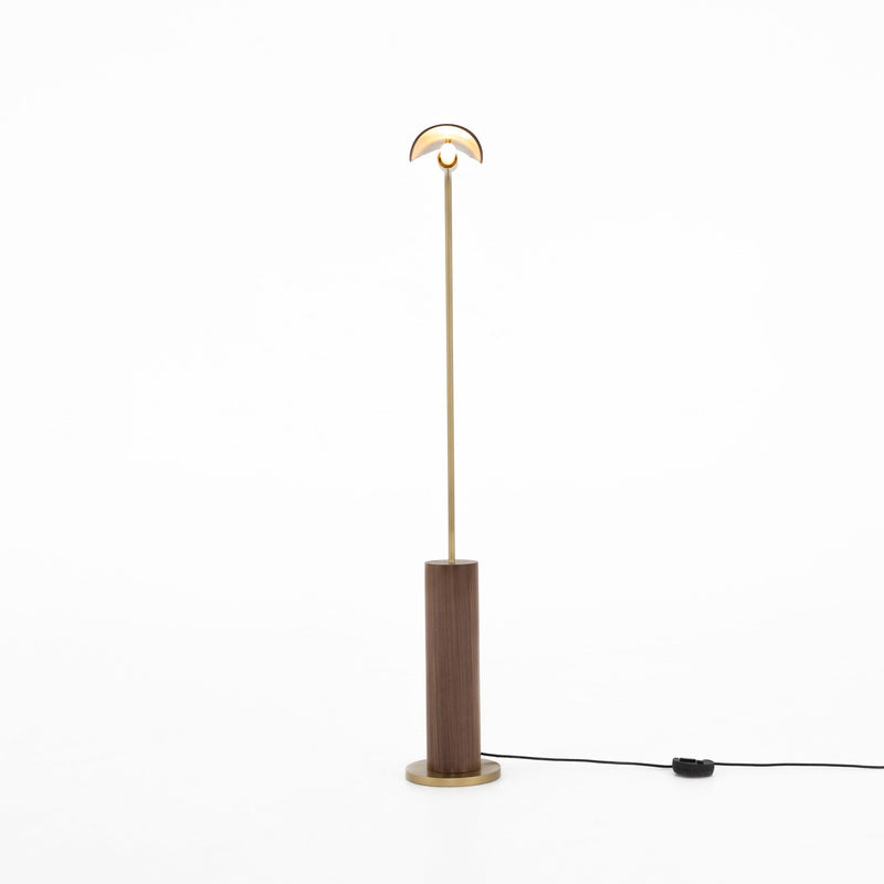 Astrid Floor Lamp - Dark Walnut