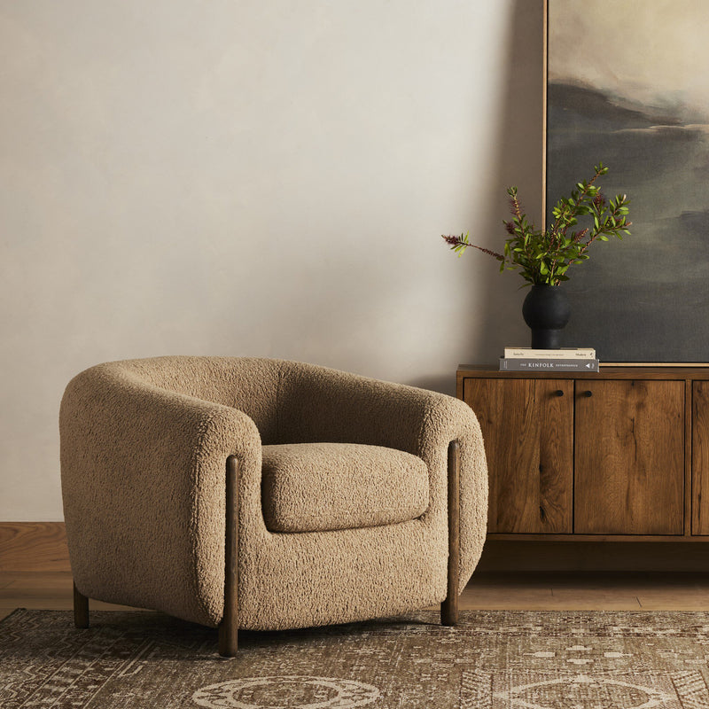 Lyla Chair - Sheepskin Camel