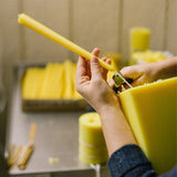 10" Beeswax Taper Candles