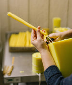 10" Beeswax Taper Candles