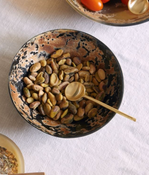 Gold Thin Spoons, Set of 4