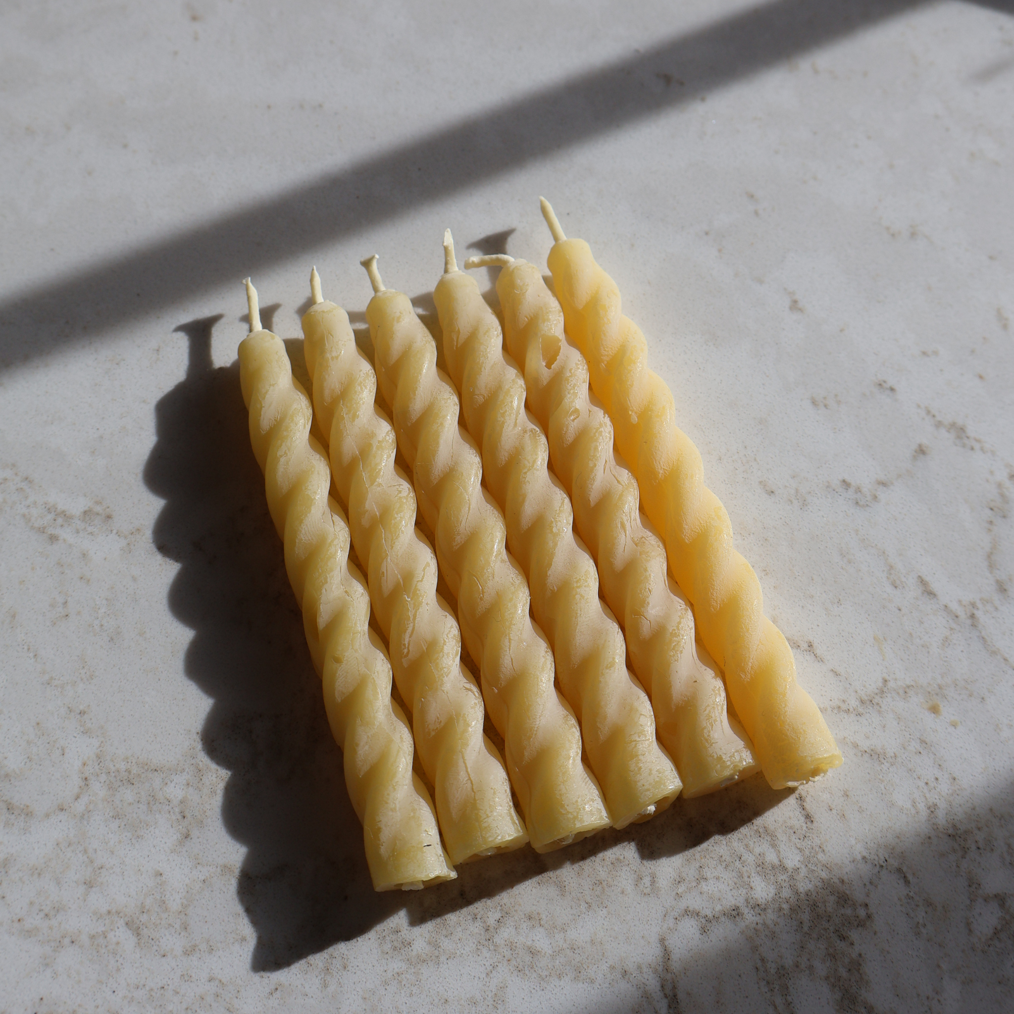 3" Twist Birthday Beeswax Candles