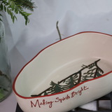 Evergreen Serving Dish