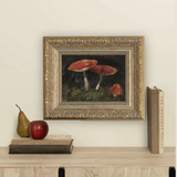 Vintage Mushroom Framed Art