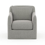 Dade Outdoor Slipcover Swivel Chair - Faye Ash