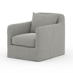 Dade Outdoor Slipcover Swivel Chair - Faye Ash