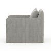 Dade Outdoor Slipcover Swivel Chair - Faye Ash