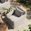 Dade Outdoor Slipcover Swivel Chair - Venao Grey