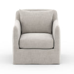 Dade Outdoor Slipcover Swivel Chair - Venao Grey