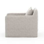 Dade Outdoor Slipcover Swivel Chair - Venao Grey