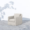 Dade Outdoor Slipcover Swivel Chair - Venao Grey