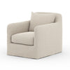 Dade Outdoor Slipcover Swivel Chair - Faye Sand