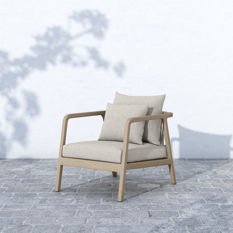 Numa Outdoor Chair - Washed Brown - Venao Grey