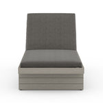 Leroy Outdoor Chaise - Weathered Grey - Venao Charcoal