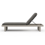 Leroy Outdoor Chaise - Weathered Grey - Venao Charcoal