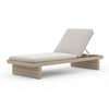 Leroy Outdoor Chaise - Washed Brown - Venao Grey