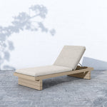 Leroy Outdoor Chaise - Washed Brown - Venao Grey