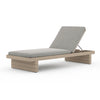 Leroy Outdoor Chaise - Washed Brown - Faye Ash