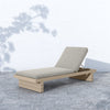 Leroy Outdoor Chaise - Washed Brown - Faye Ash