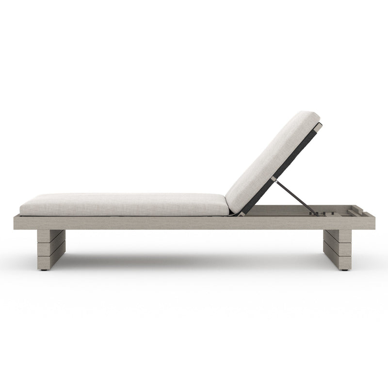 Leroy Outdoor Chaise - Weathered Grey - Venao Grey