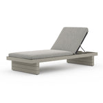 Leroy Outdoor Chaise - Weathered Grey - Faye Ash