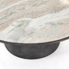 Corbett Coffee Table - Creamy Taupe Marble