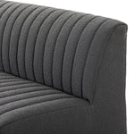 Build Your Own: Augustine Dining Banquette - FIQA Boucle Charcoal