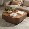 Blanco Coffee Table - Warm Umber Burl