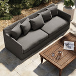 Dade Outdoor Slipcover Sofa - Venao Charcoal