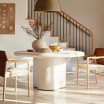 Grano Dining Table - Plaster Molded Concrete