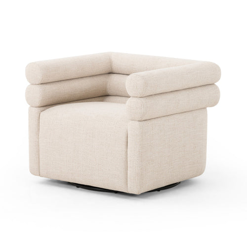 Evie Swivel Chair - Hampton Cream