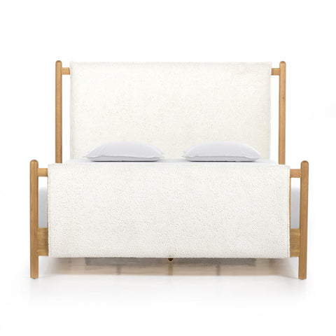 Bowen Bed - Sheepskin Natural