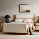 Bowen Bed - Sheepskin Natural